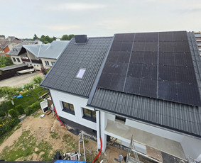 Saulės elektrinės montavimas mieste